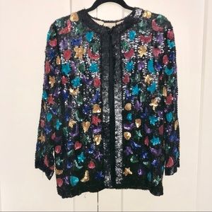 Vintage sequin jacket